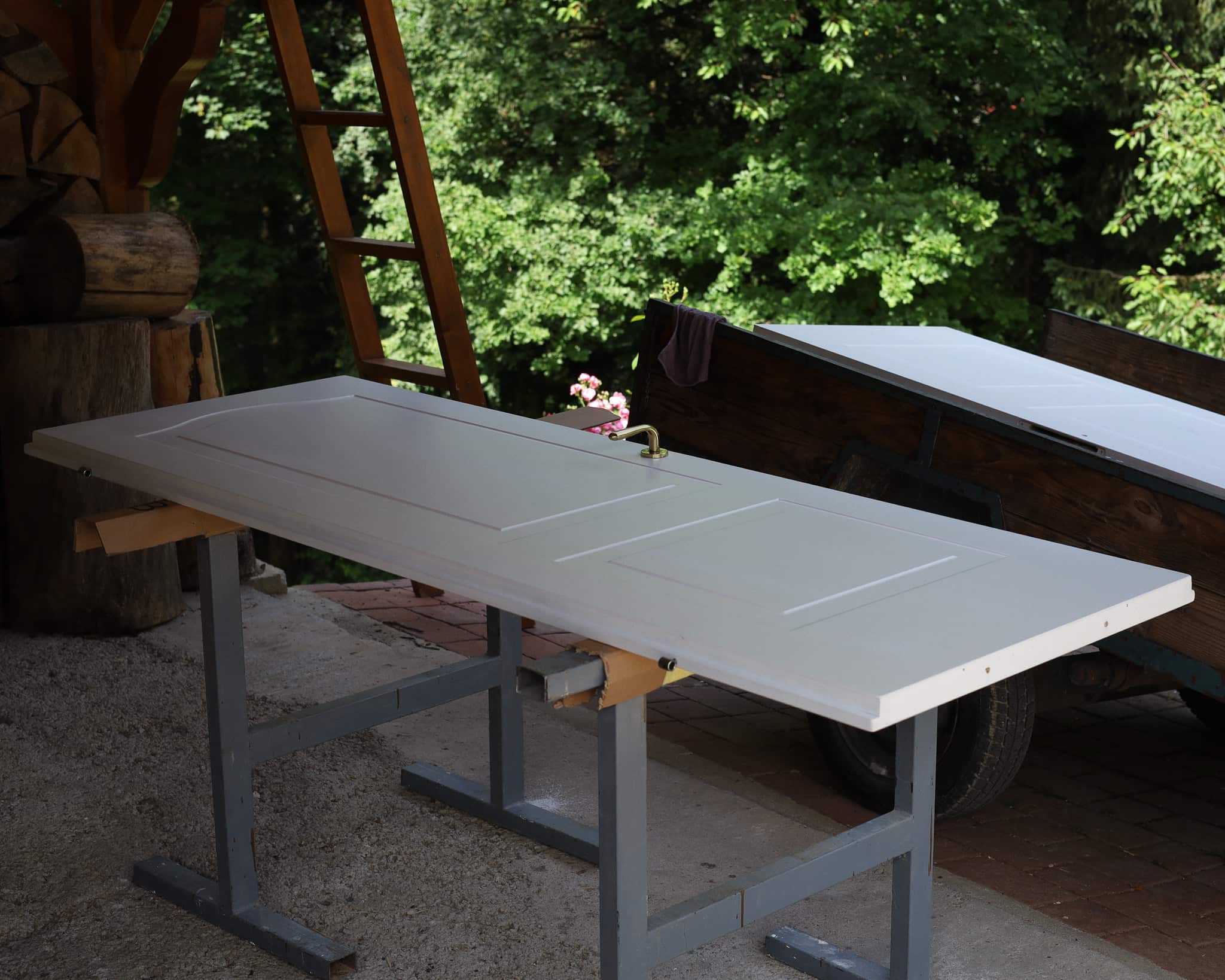 Finished door front view