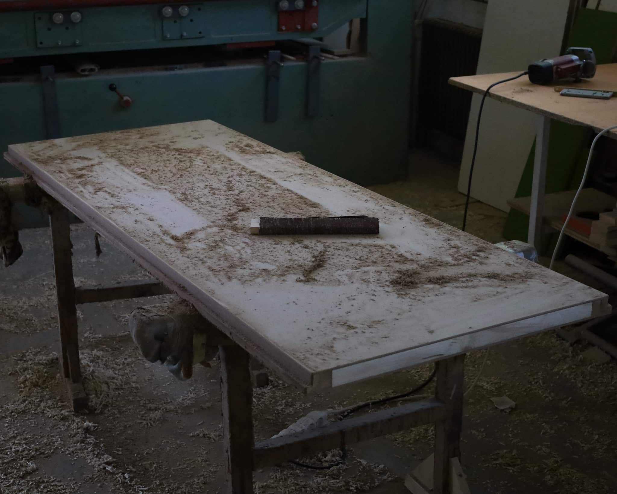 Door trimming process