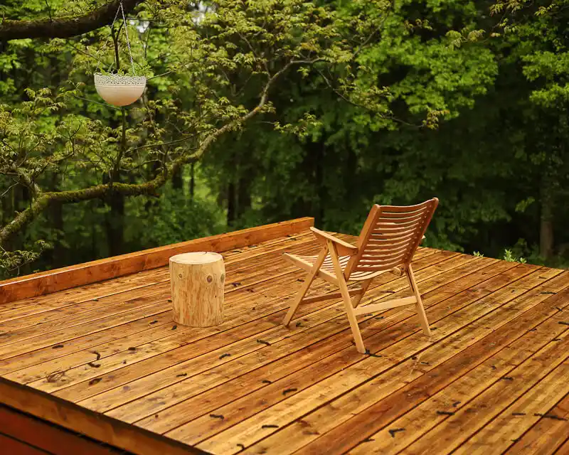 Terrace decking renovated