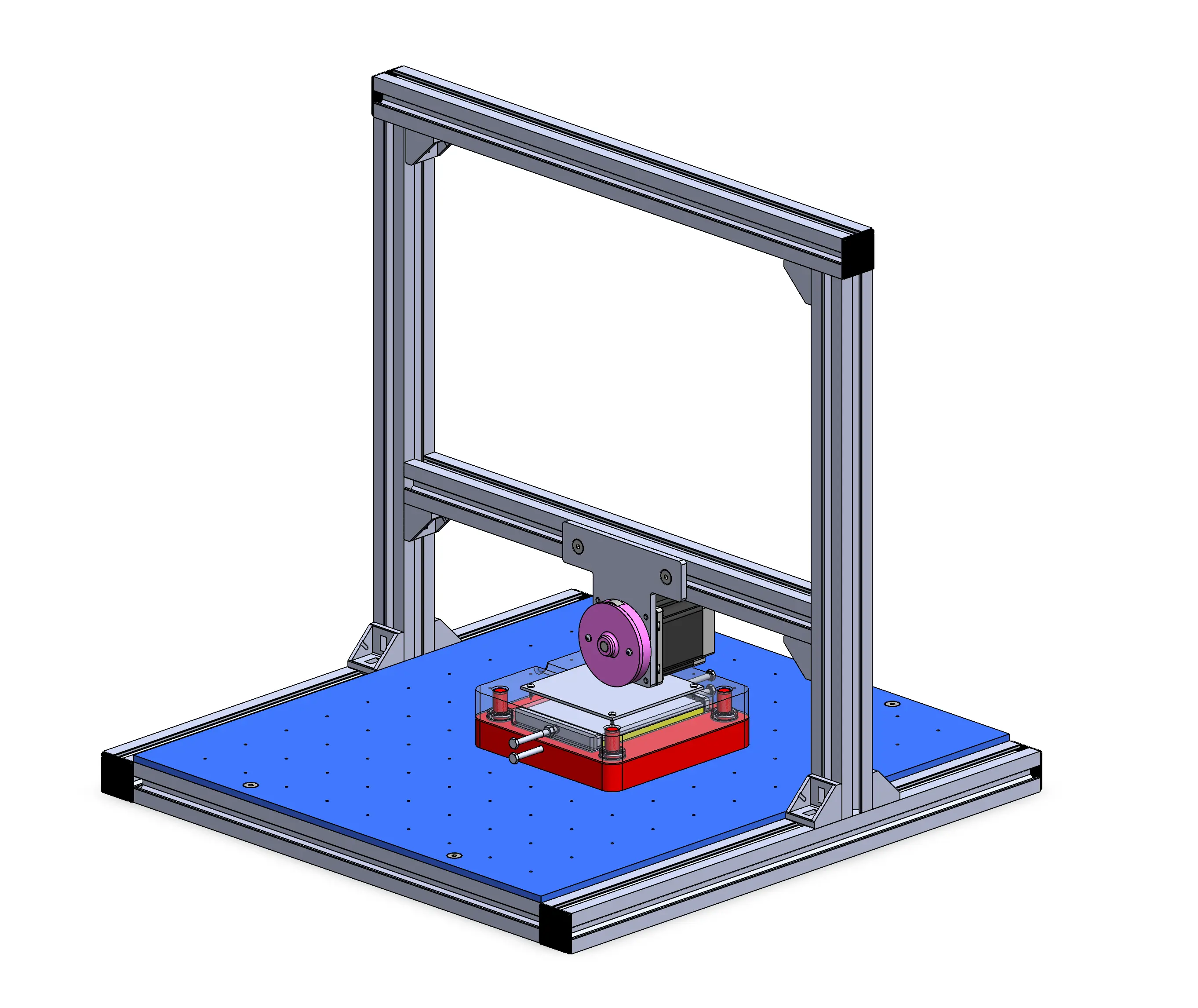 Contact separation testing rig